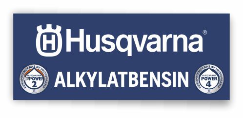 HQ Skylt bensin 2450x1000 mm  4-kantsbockad